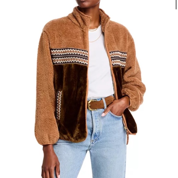 UGG Jackets & Blazers - UGG® Marlene Sherpa Jacket Heritage Braid NEW Size L Out Of Stock in Stores